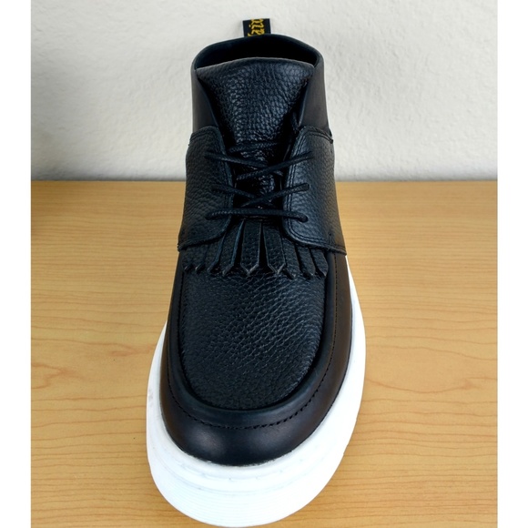 Dr. Martens Jemima Black Leather Booties Kids 5 - Picture 4 of 6